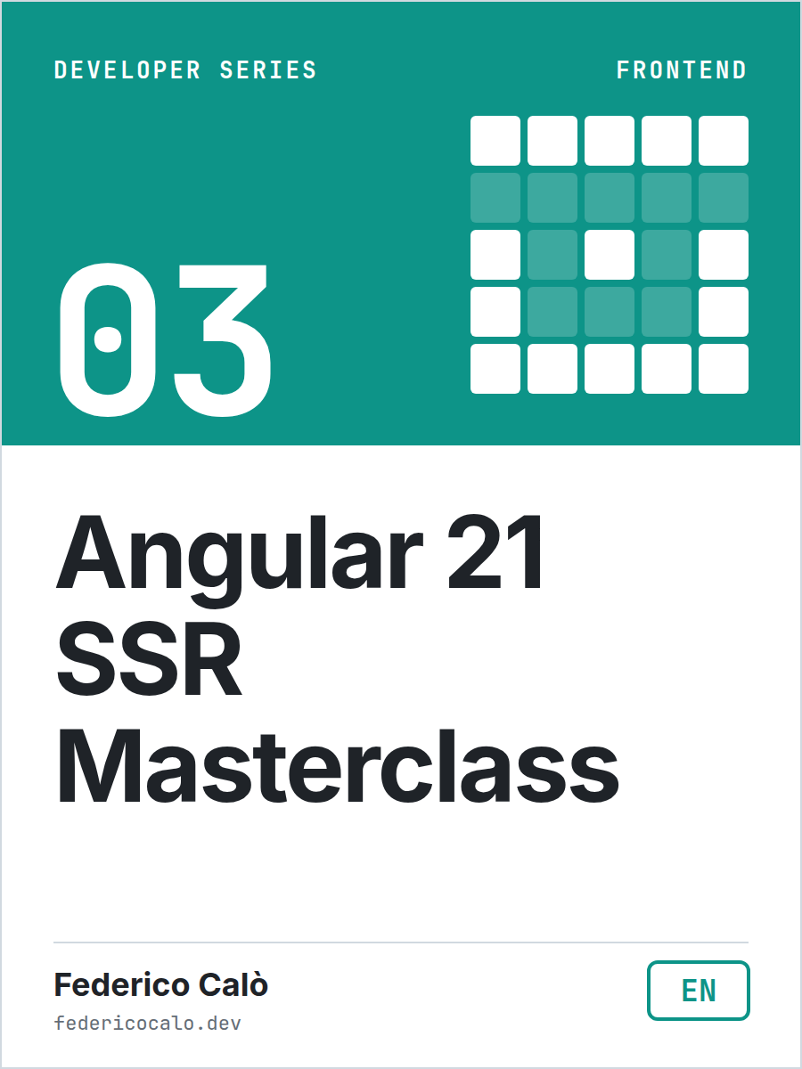 Cover of Angular 21 SSR Masterclass