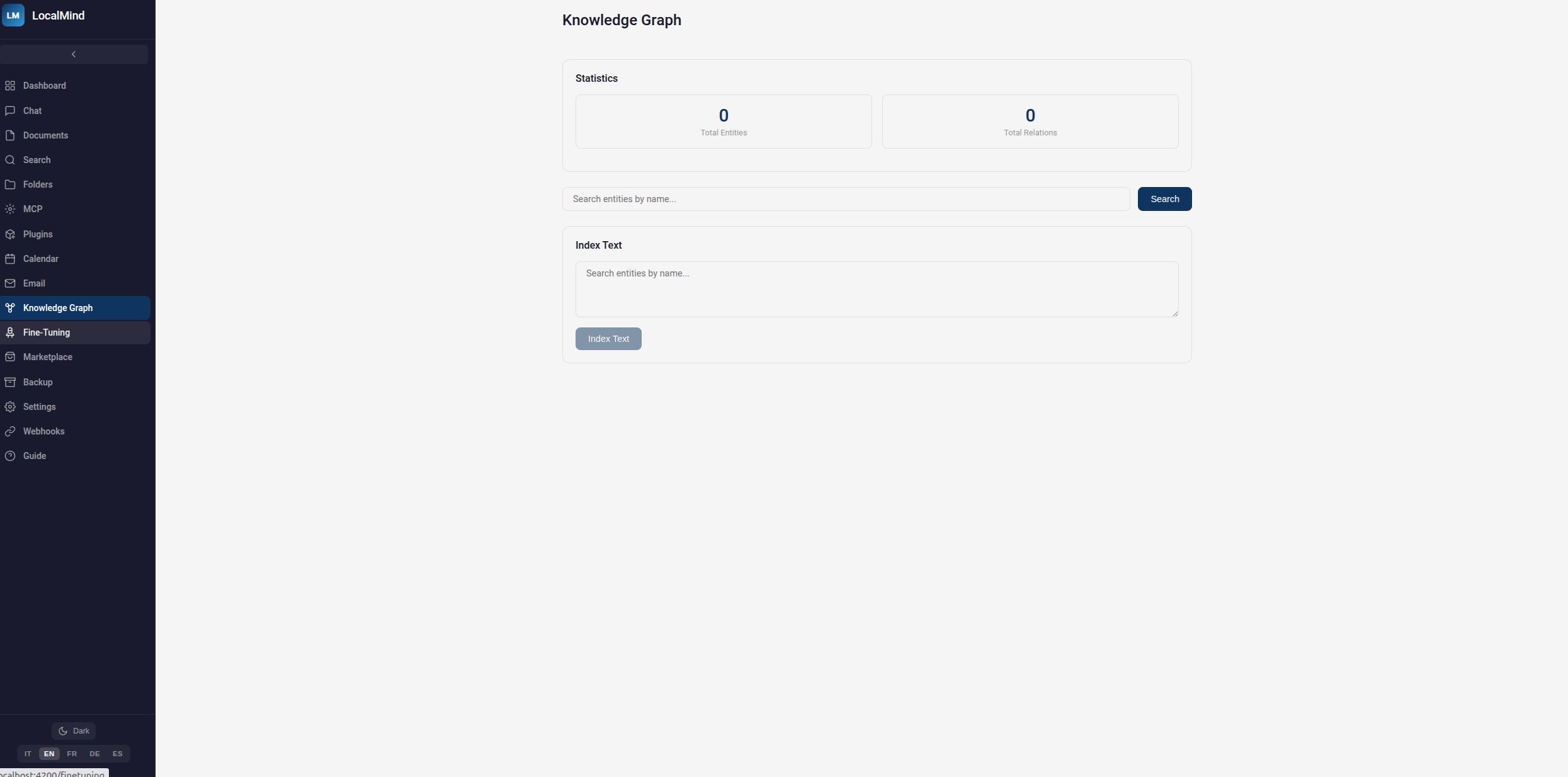 LocalMind — screenshot 13 dell'interfaccia