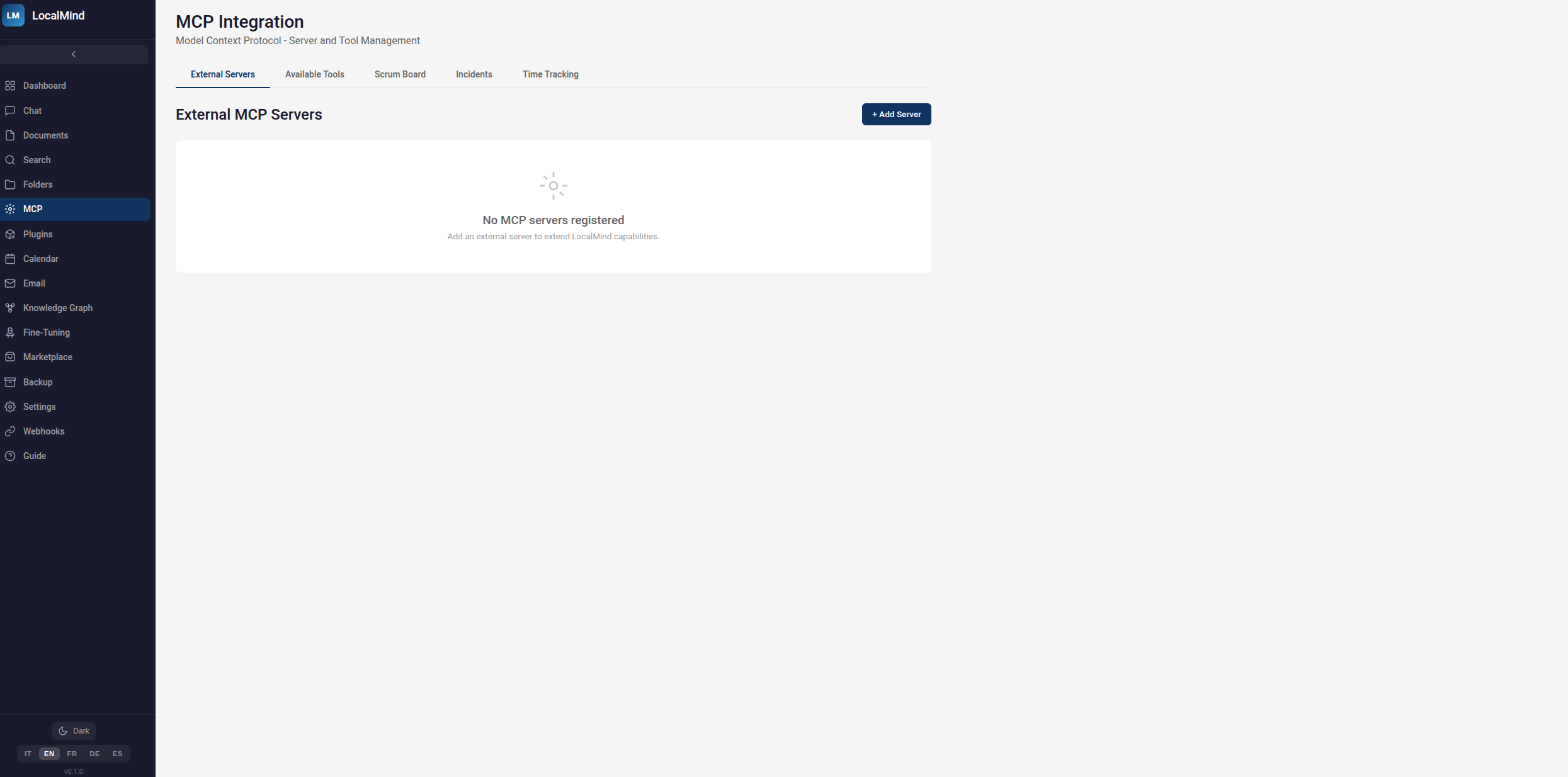 LocalMind — screenshot 9 dell'interfaccia