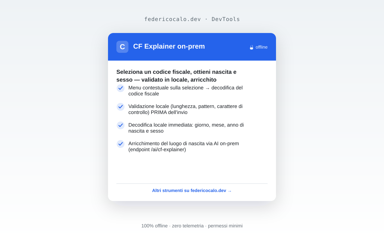 CF Explainer on-prem