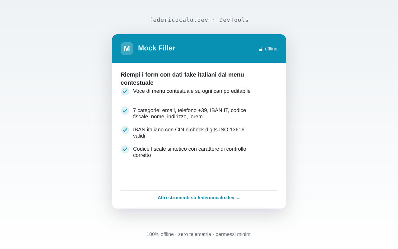 Mock Filler
