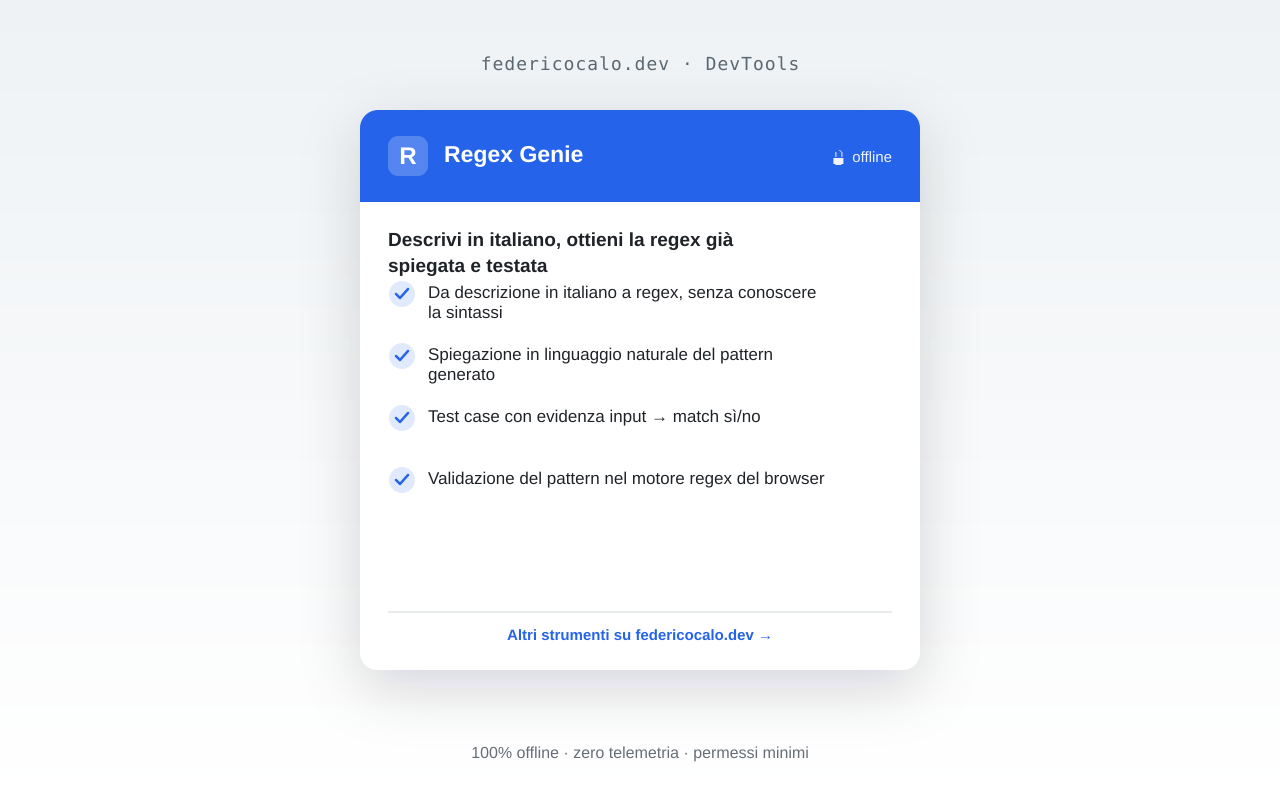 Regex Genie